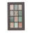 Kiera Grace Alice Collage Ayon Frame, Durable Picture Frame with 12 Frames, Holds Twelve 4" x 6" Photos, Wall Mount Photo Frame, Distressed Rustic Country Window Design, 18" x 30"-1359787624