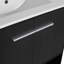 Meuble-lavabo de salle de bain avec lavabo, portes à fermeture douce, meuble-lavabo autoportant-1429893108