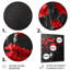 Monochromes rouges, noirs, vibrants, œillets I - œillets, art mural, salon-1974382656-1974382665
