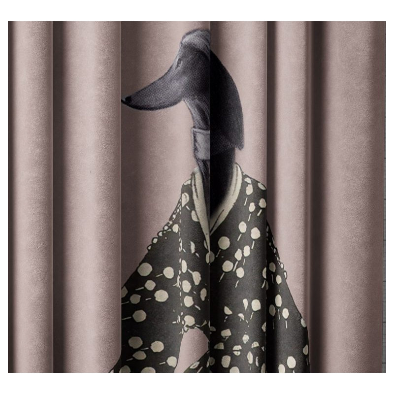 Velvet Blackout Curtain Panel Pair, 148cm Width x 250cm Drop