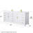 Beckett 84" Freestanding Double Bathroom Vanity with Quartz Top-108351682-108351679-108351686