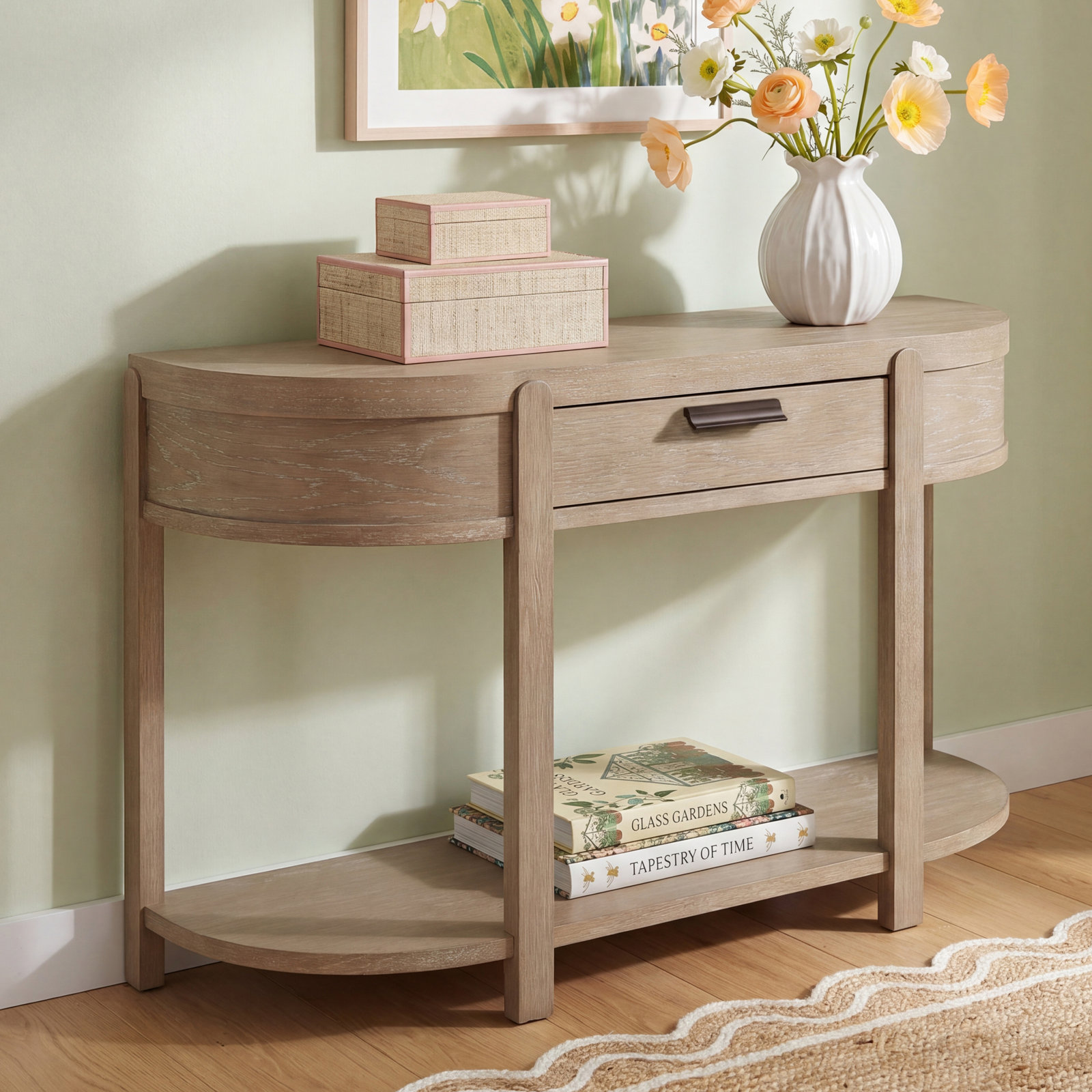 Antonio Console Table, 30.25" H x 48.5" W x 18" D