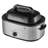 Electric Roaster Oven, 22 Qt 1450W, Turkey Roasting Pan with Viewing Lid, Adjustable Heat 150-450°F, Countertop Cooker with Defrost and Warm Options, Includes Removable Pan and Rack