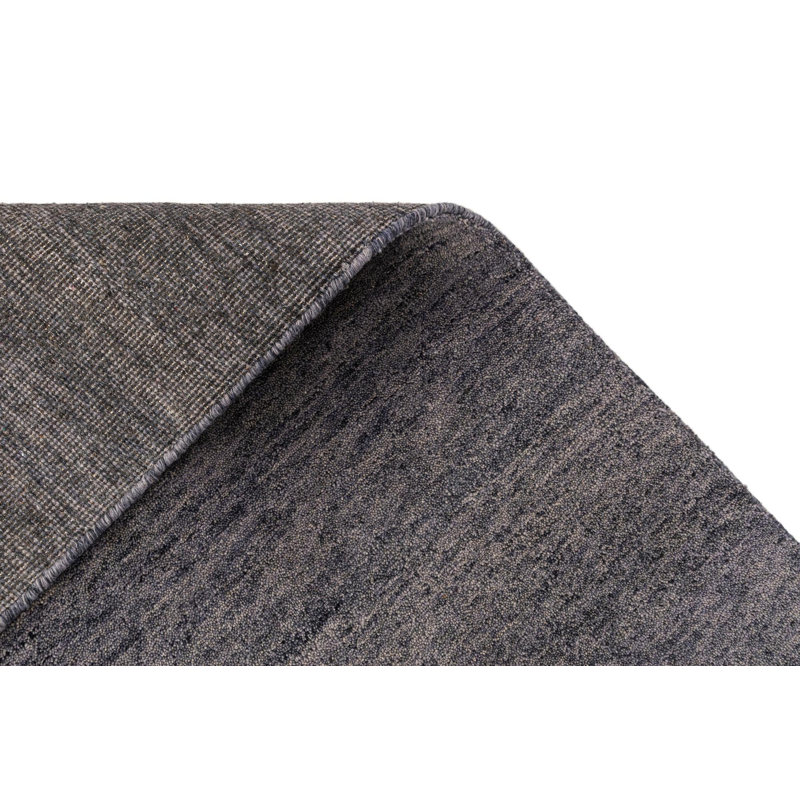 Tapis de couloir gris foncé Jahiem