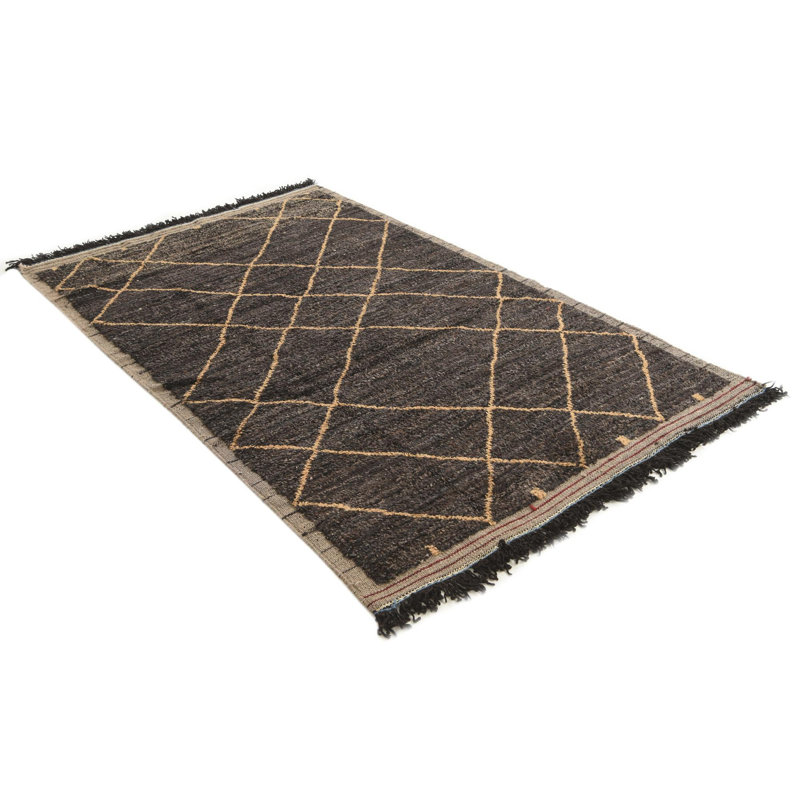 Tapis noir Ottilie