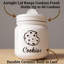 Bocal à biscuits avec couvercle hermétique - P 6 po x H 8 po Bocal à biscuits en céramique blanc mat avec couvercle en caoutchouc - Grands pots à biscuits avec couvercles hermétiques - Pot à biscuits de ferme