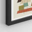 «Mid-Century Modern 1960s Vintage Nordic Polygons», reproduction encadrée de 4 pièces-90605111-90605109