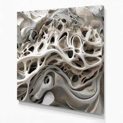 Art mural sur toile Biomorphic Abstraction 81