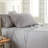 Vilano Springs Extra Deep Pocket Bed Sheet Set with Pleated Hem, Easy care, Pet Hair Resistant-2016060801-2016060805