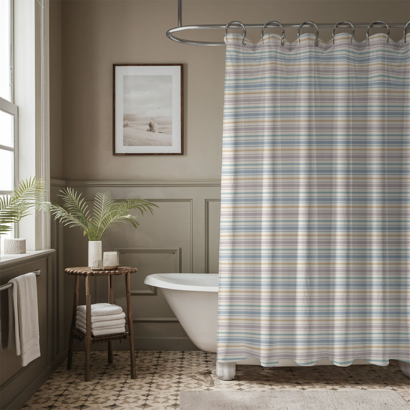 Peaceful Boho - Premium Shower Curtain, 74"H x 71"W