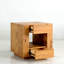 Durable And Stylish Oak Finish End Table For Versatile Home Decor
