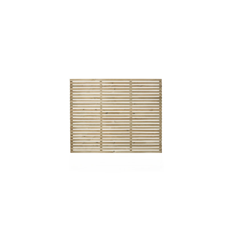 Natural Wood Fence Panels Included, 150cm H x 180cm W x 4.4cm D