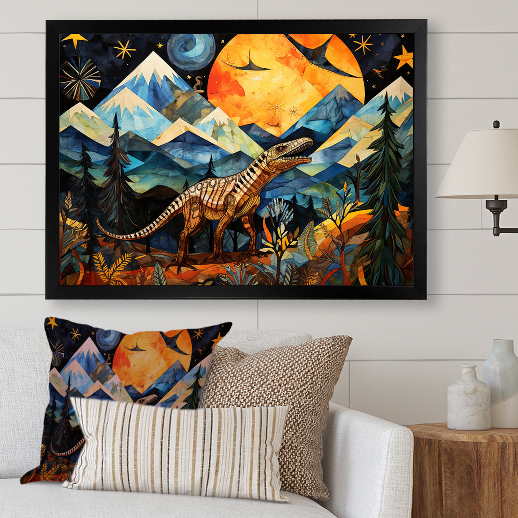 Trinx Ancient Dinosaur Legends II - Dinosaurwall Art | Wayfair