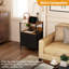 Holloman 40cm W Metal Bedside Table