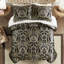 Édredon pour grand lit 4 pièces - processus amélioré 2022, conception exquise, fermetures à glissière cachées, face en chenille, revers uni, satin antique, l 92 po x L 96 po, 2 taies décoratives l 20 po x L 26 po + P 2 po, l 60 po "L + P 15", 100%: