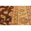 Tapis oriental en laine brun / or clair Silke