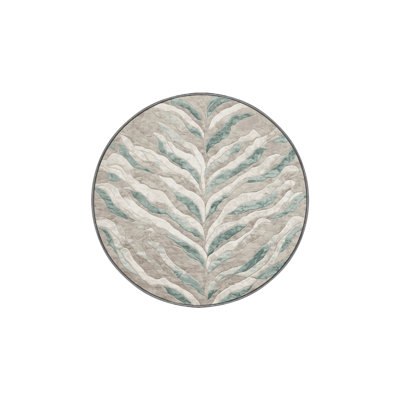 Machine Washable Gray Area Rug