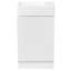 Ensemble de meuble-lavabo simple 18,6 po avec plateau en céramique Kunikatsu-965439628