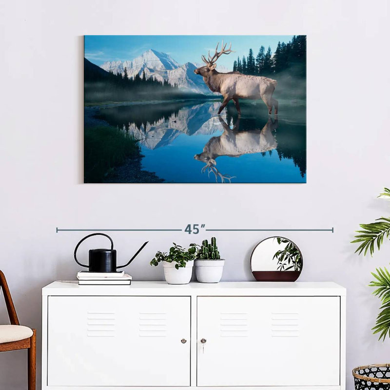 Reflections Of Glacier, 24" H x 36" W