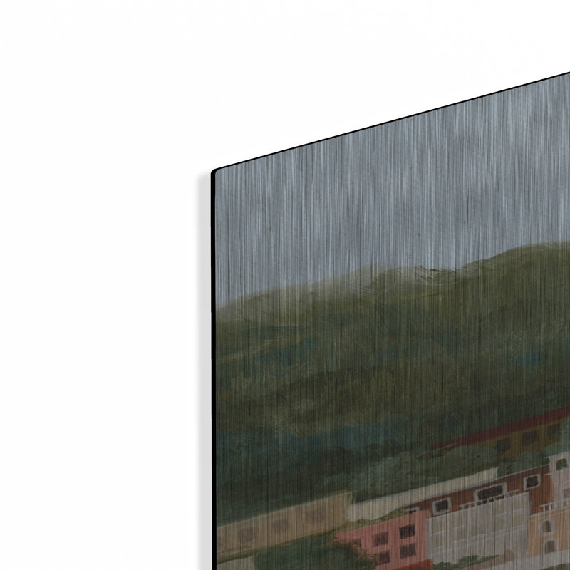  «Mountains By The Sea 2» par Grace Popp, art mural en métal, 24 po x 36 po, H 36 po x l 24 po