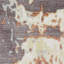 Tapis abstrait moderne rustique tissé à la main-131985703