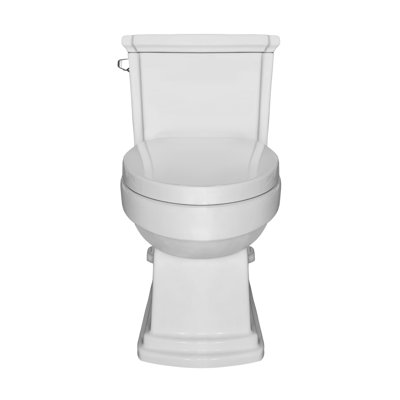 Whitehaus Collection Magicflush 1.28 Gallons GPF Elongated Chair Height Floor Mounted Flushometer Toilet (Seat Included)