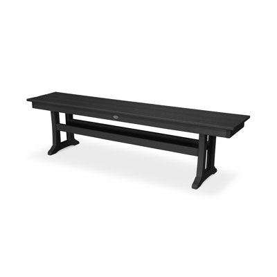 Farmhouse Trestle 65" Bench by POLYWOOD
