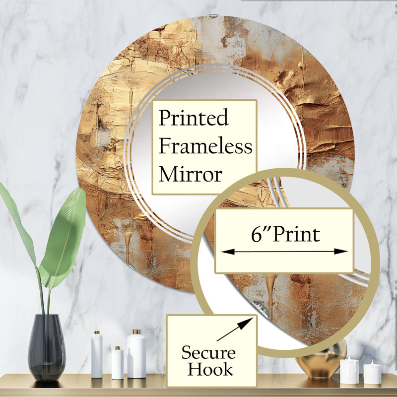 Miroir mural Yellowvale, 32 po x 32 po