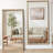 32*70Inch Full-Body Floor Mirror With Artificial Wood Frame, Elegant Design And Durability, A Must-Have For Bedrooms, Clothing Stores And Salons