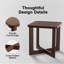 Ensemble de 3 tables basses et tables de bout en finition bicolore-129854303-129854304