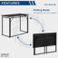 Bureau pliant peu encombrant-1335978979