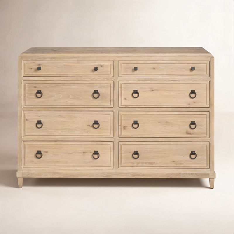 Hayes 8 Drawer Dresser, Tan