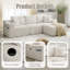 3 Seater Corduroy Sofa-298638502