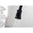 Pull Out Spray Kitchen Faucet, Matte Black, Made Of Stainless Steel, 360 Rotatable Nozzle, Corrosion & Rust, Single Handle For Water Temperature Flow Adjustment Black Steel Faucet With Spray,