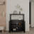 Black Large Capacity Bamboo Storage Cabinet Furniture For Bathroom Living Room Bathroom Bamboo Storage Cabinet With Shelves-730754786