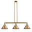 Luminaire suspendu linéaire à 3 lumières pour îlot de cuisine Paylor-832180114-832180106-832180107