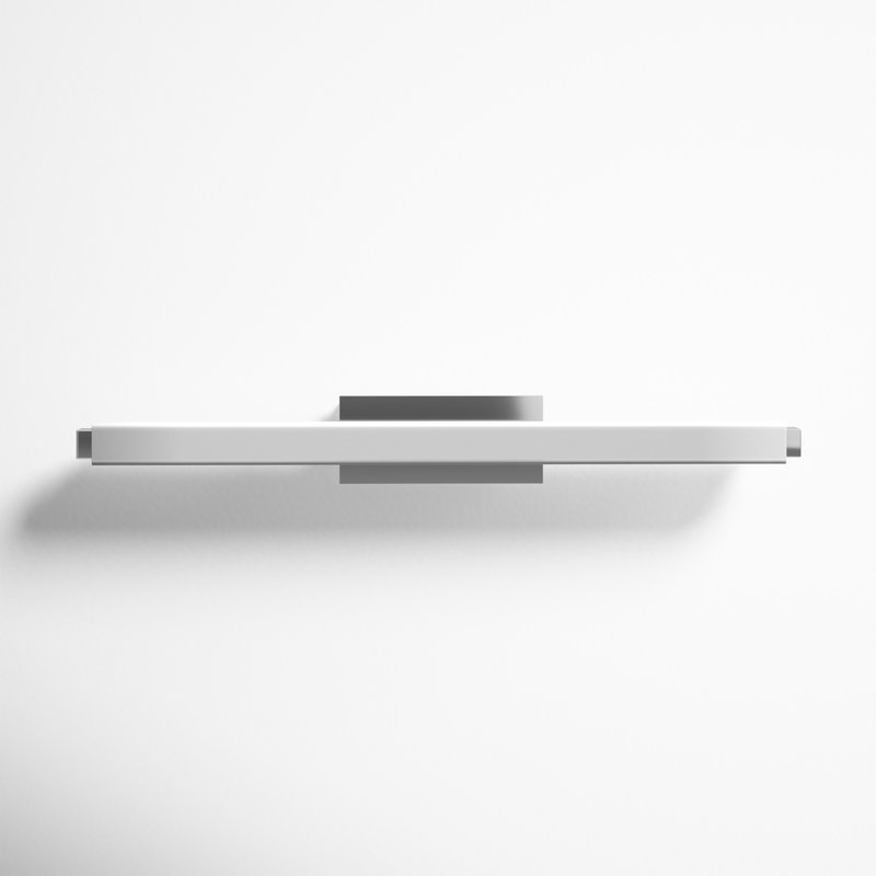 Vogue 1 - Light LED Flush Mounted Sconce, 3" H x 25.75" W x 3.38" D, Chrome, 2700K