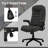 Polyester Blend Executive Chair with Headrest-124745835