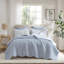 Ensemble de courtepointe 3 pièces Madison Park Darcy Blue Farmhouse à imprimé champêtre, pour lit double/queen-123594233-123594234