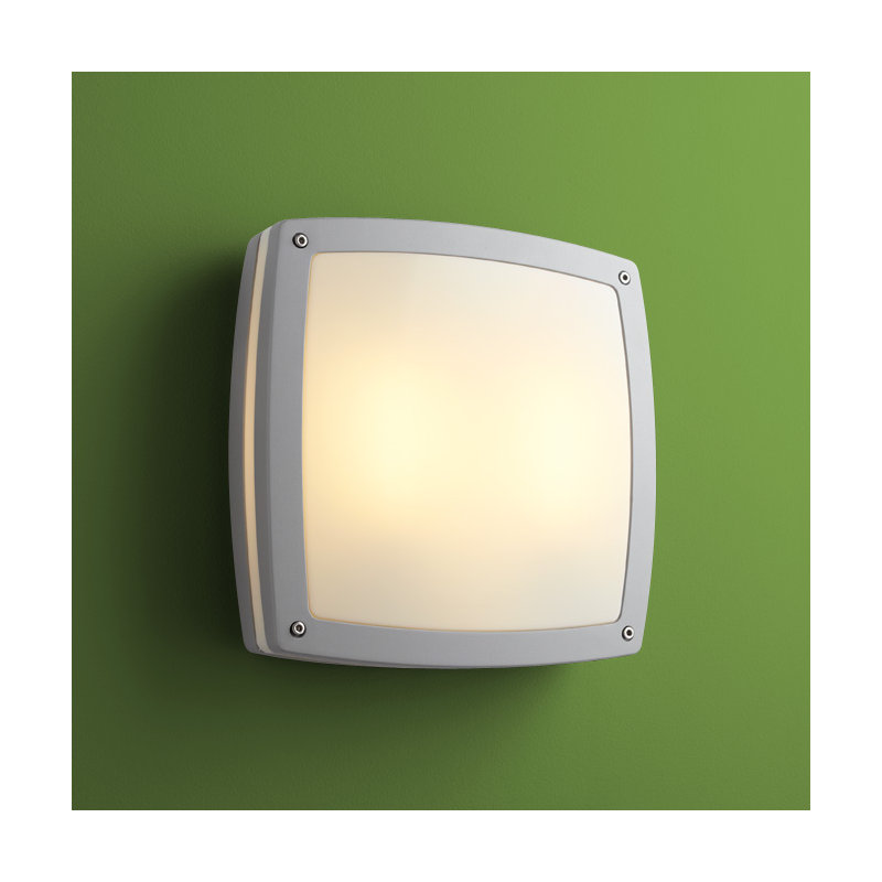 Plafonnier encastré 2 lumières Chase, Gris