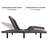 Massaging Zero Gravity Adjustable Bed with Remote-49255557