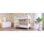 Lit superposé simple en bois avec 3 tablettes de rangement, l'échelle peut être changée à gauche ou à droite-1524185651
