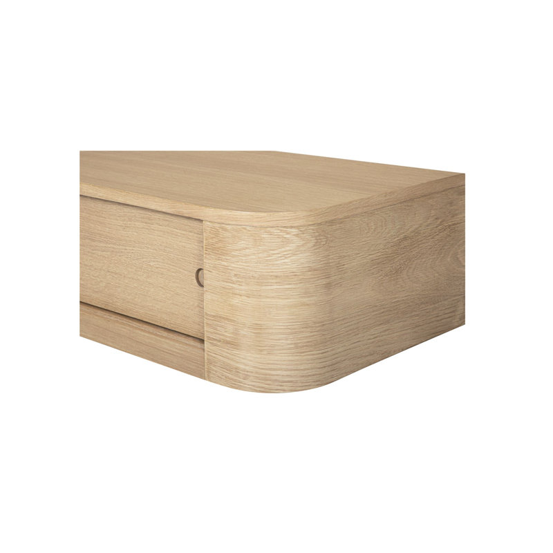 Console ronde ronde et naturelle, Naturel