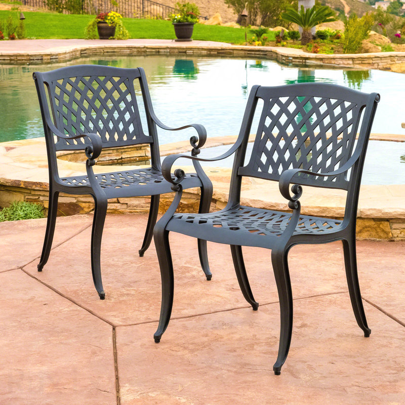Ensemble de 2 chaises de patio en filet Cayman I