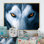 «Eyes Of Wolf», reproduction sur toile flottante