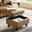 Repose-pieds en cuir avec rangement l 27 po Djuana-115333987