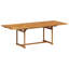 6 - Person Acacia Patio Dining Set with Extendable Rectangular Table-1634543883-1634543878