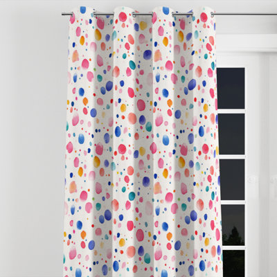 Girls Celebration Room Darkening Curtains - Fun Balcomb Grommet Curtain - 1 Panel