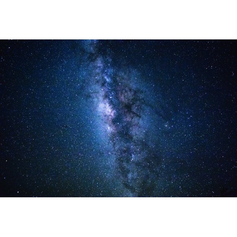 Vibrant Milky Way 1 Piece Wrapped Canvas Wall Art, 61cm H x 91cm W