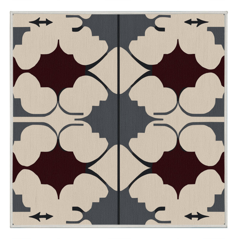 Meticulous Curve Rug, Square 7'